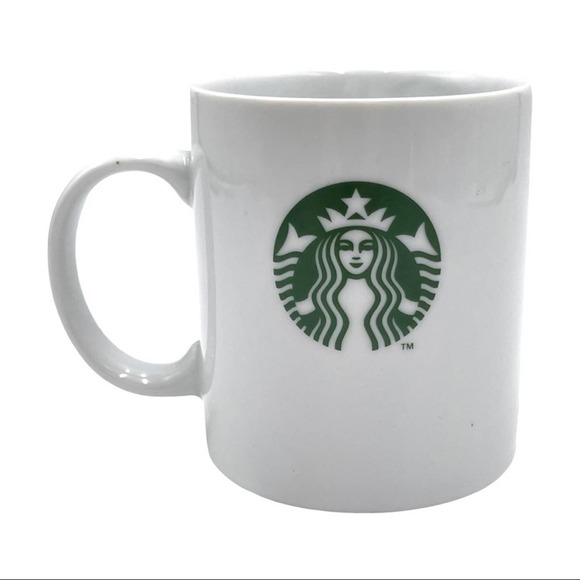 NEW - Starbucks Coffee Mug Classic White Green Siren Mermaid Logo 12oz 2014 - Picture 9 of 9
